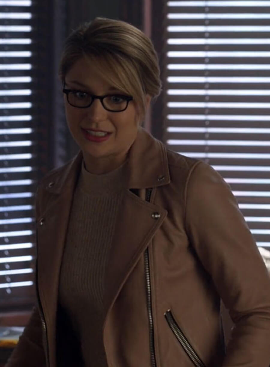 Harpoon Kara Danvers Inspired Pink Leather Jacket - Supergirl Style
