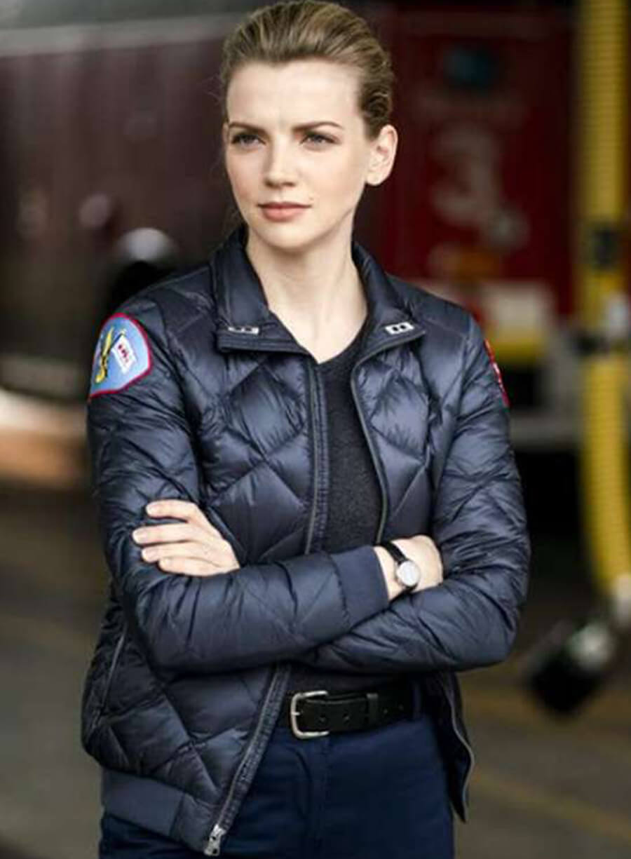 Harpoon Parachute Fabric Inspired Blue Cotton Polyester Cotton Jacket - Kara Killmer Style