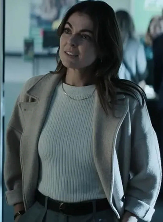 Harpoon Karla Dixon Inspired Beige Coat - Reacher S02 Style