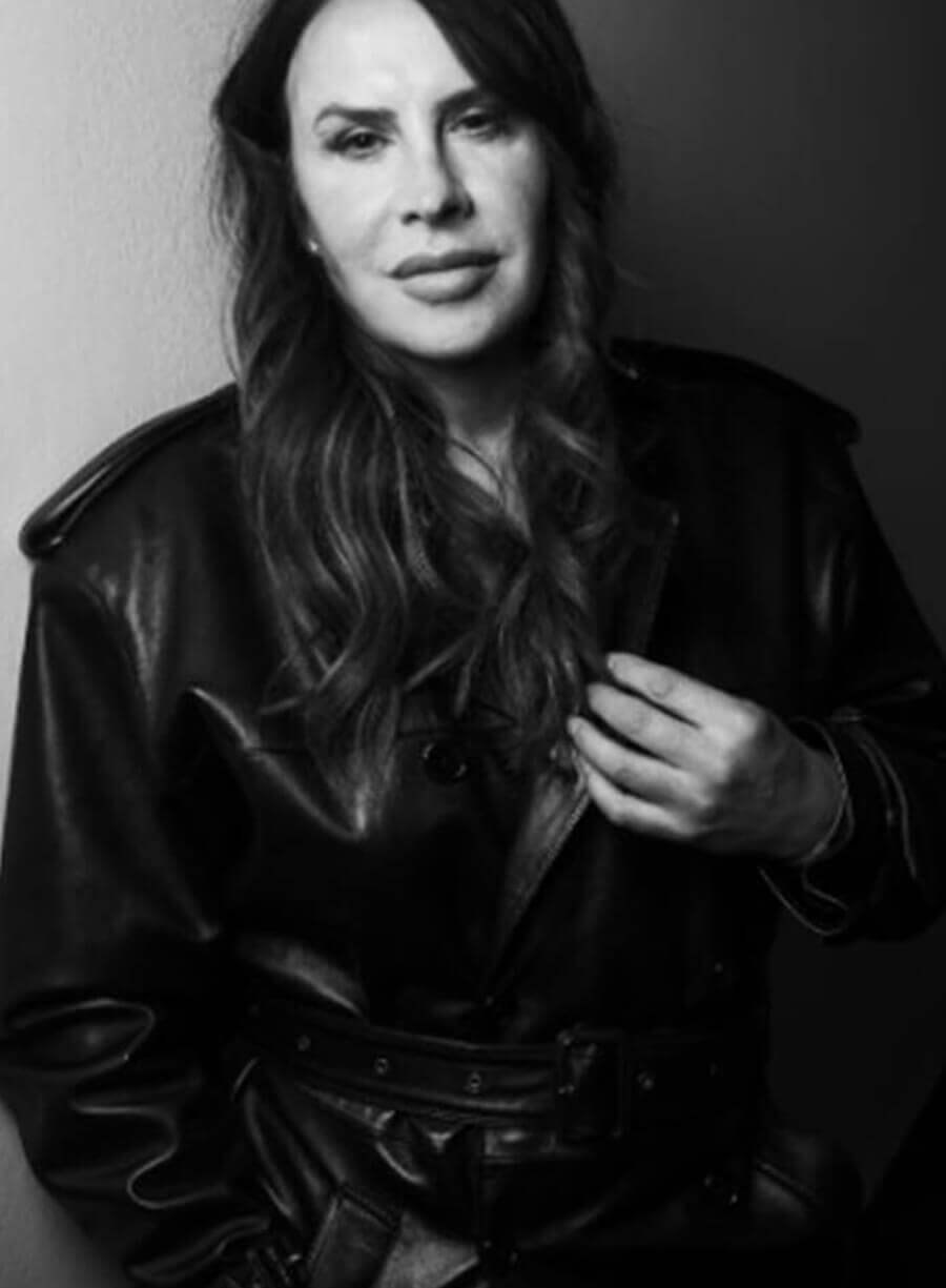 Harpoon Emilia P�rez Inspired Black Real Leather Coat - Emilia P�rez 2024 Style