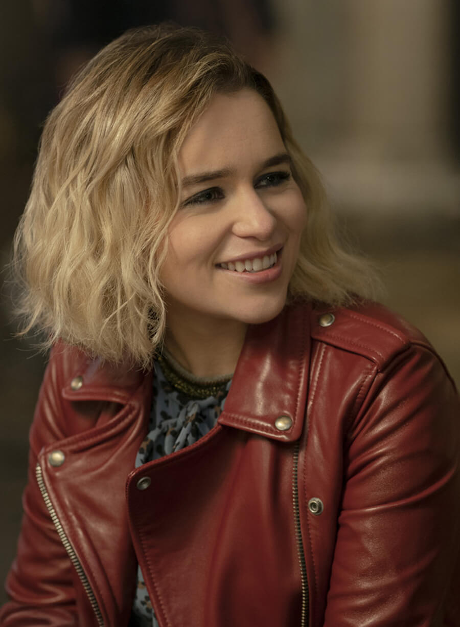Harpoon Katarina Andrich Inspired Red Biker Jacket - Last Christmas Style