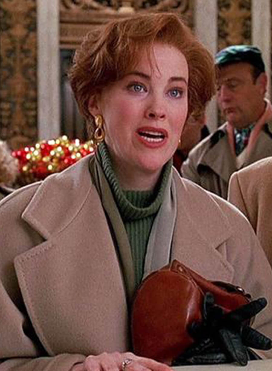 Harpoon Kate McCallister Inspired White Coat - Home Alone Style