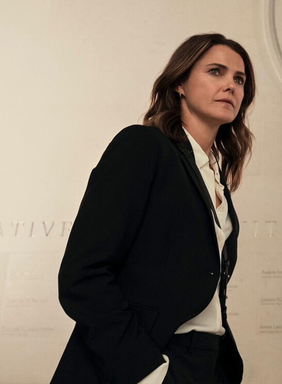 Harpoon Kate Wyler Inspired Black Leather Jacket - The Diplomat Style