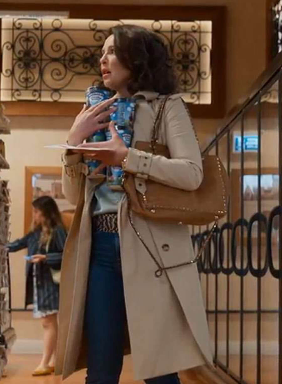 Harpoon Katherine Heigl Inspired Beige Cotton Fabric Coat - Firefly Lane Style