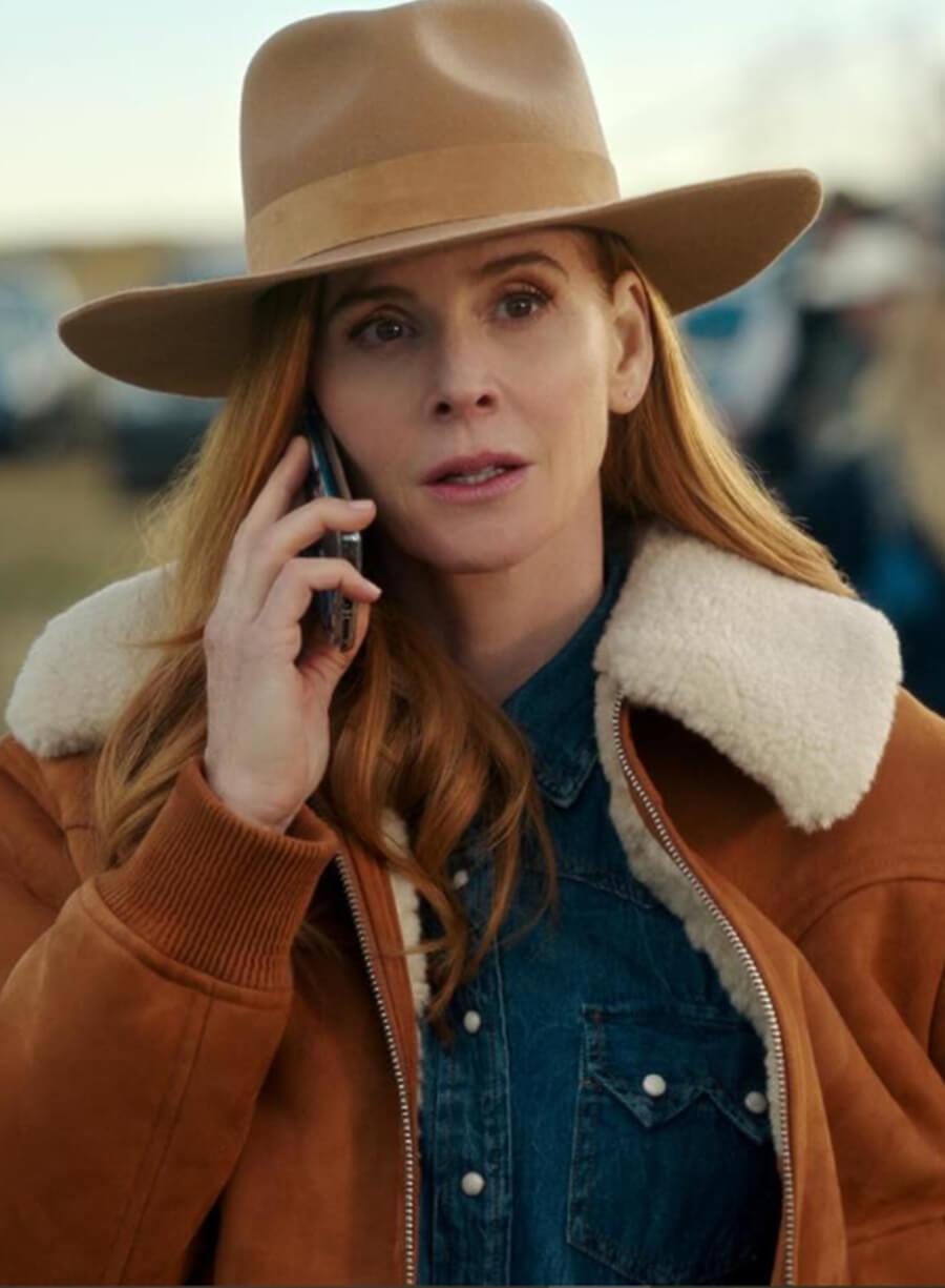 Harpoon Katherine Walter Inspired Brown Suede Leather Leather Jacket - My Life with the Walter Boys Style