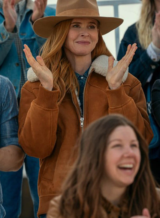 Harpoon Katherine Walter Inspired Brown Suede Leather Leather Jacket - My Life with the Walter Boys Style