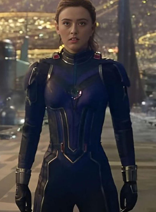 Harpoon Cassie Lang Inspired Black and Purple Leather Jacket - Ant-Man and the Wasp Style