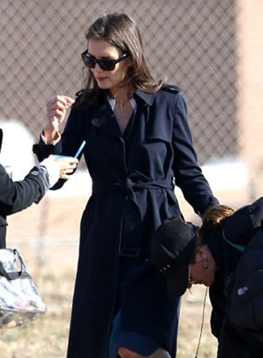 Harpoon Ray Donovan Inspired Blue Wool Fabric Coat - Mickey Donovan Style