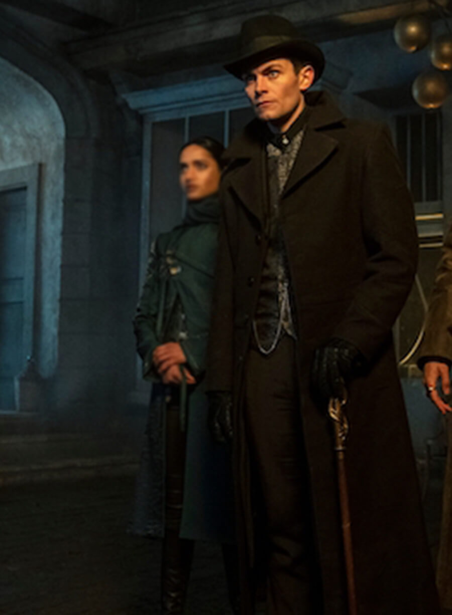 Harpoon Kaz Brekker Inspired Black Coat - Shadow And Bone Style