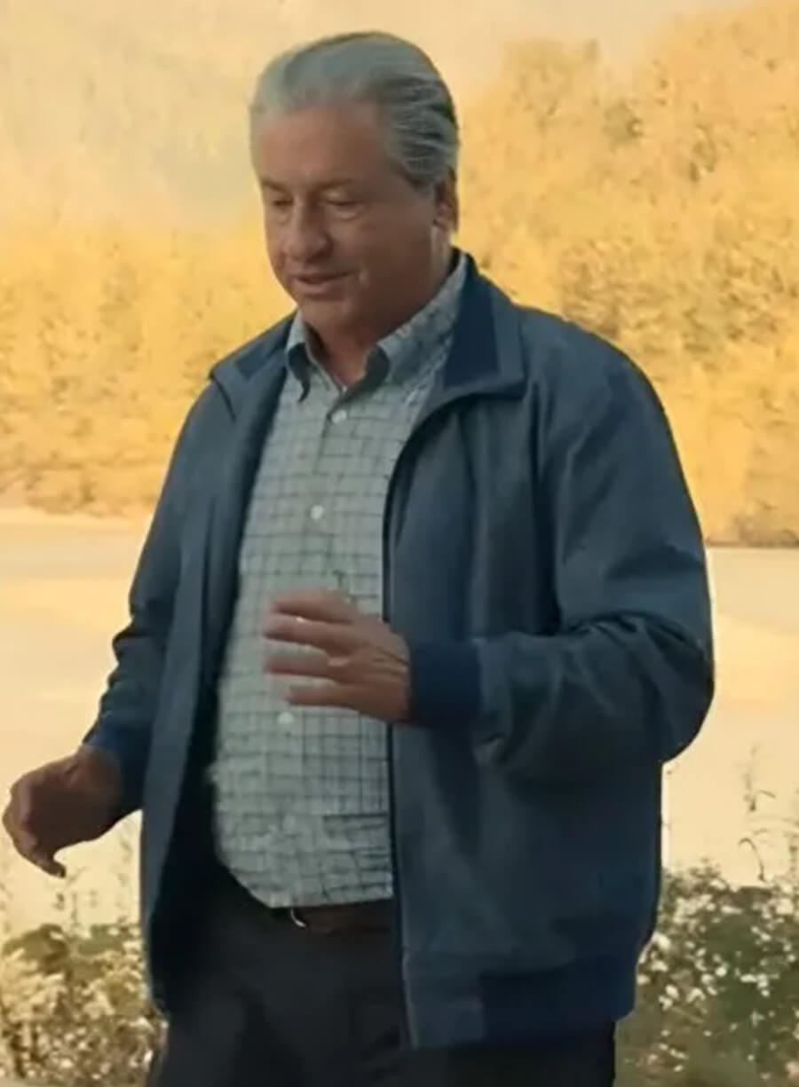 Harpoon Nick Inspired Grey Leather Jacket - Virgin River S05 Style