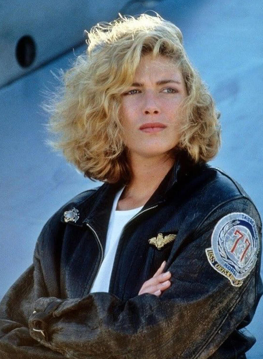 Harpoon Charlotte 'Charlie' Blackwood Inspired Black Real Leather Leather Jacket - Top Gun Style