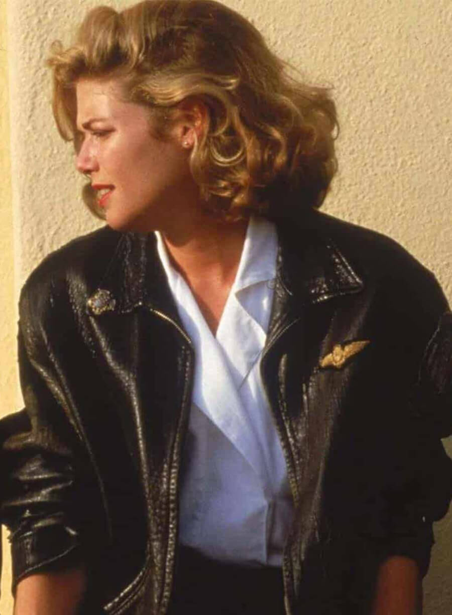 Harpoon Charlotte 'Charlie' Blackwood Inspired Black Real Leather Leather Jacket - Top Gun Style