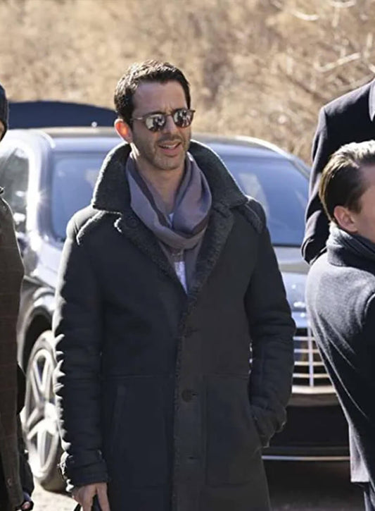 Harpoon Kendall Roy Inspired Grey Coat - Succession Style