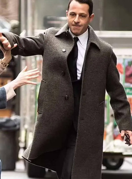 Harpoon DC Rose Dickson Inspired Grey Coat - Succession S04 Style