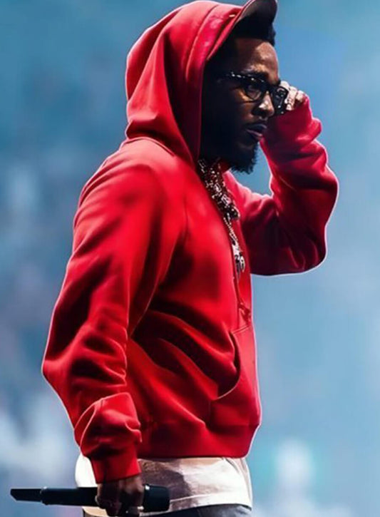 Harpoon Kendrick Lamar Pullover Hoodie Inspired Red Hooded Jacket