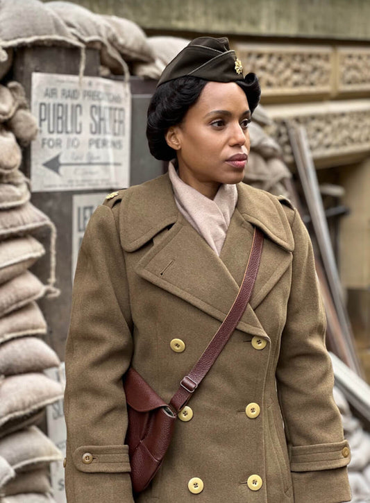 Harpoon Major Charity Adams Inspired Brown Coat - The Six Triple Eight 2024 Style