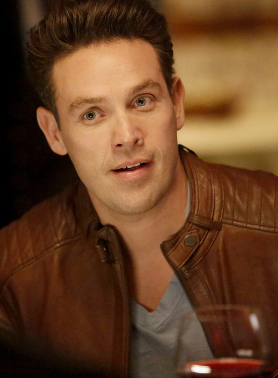 Harpoon Dan Inspired Brown Leather Jacket - Lucifer S01 Style