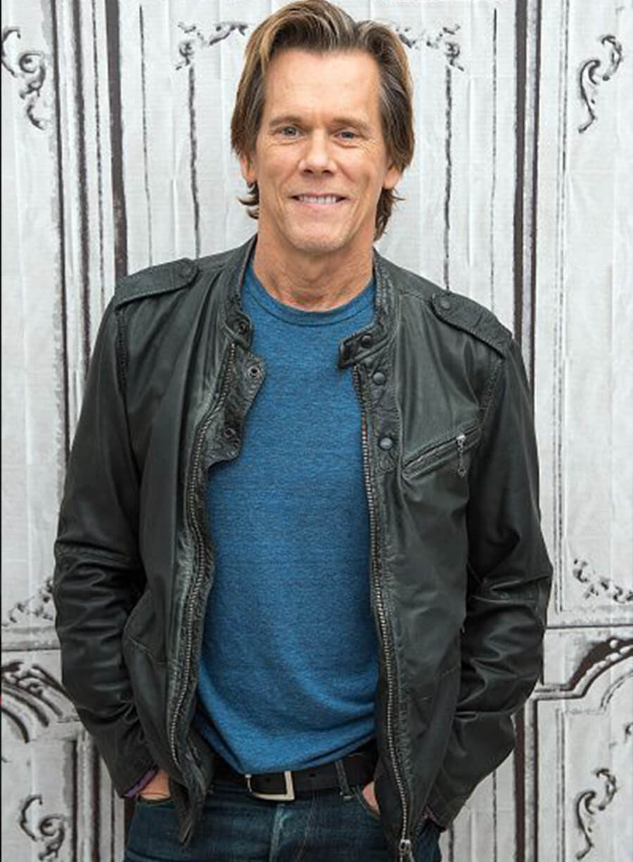 Harpoon Kevin Bacon Inspired Black Real Leather Leather Jacket