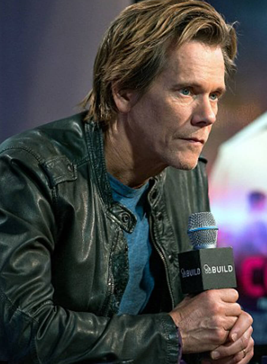 Harpoon Kevin Bacon Inspired Black Real Leather Leather Jacket