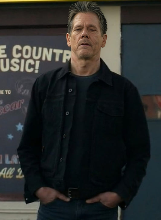 Harpoon Hub Halloran Inspired Black Denim Jacket - The Bondsman Style