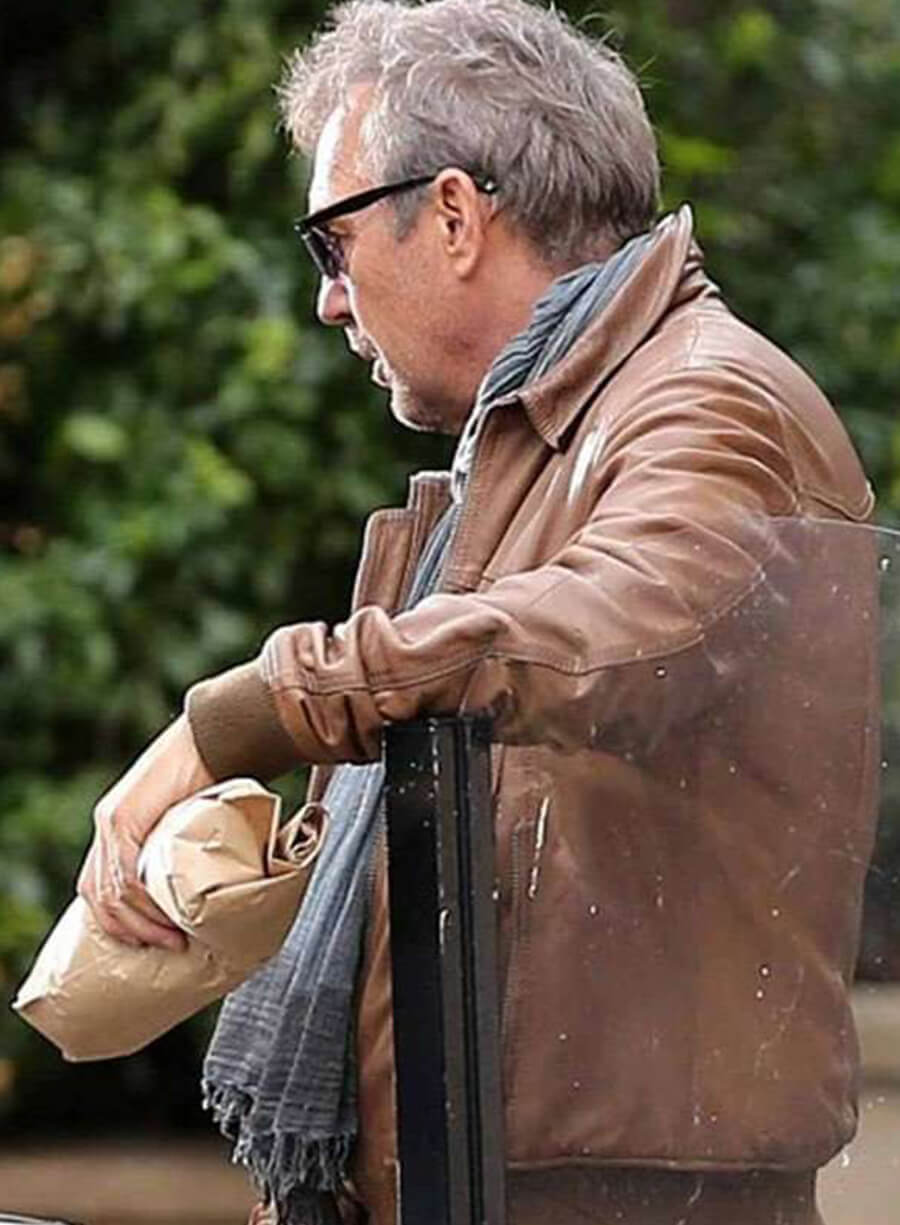 Harpoon Kevin Costner Inspired Brown Real Leather Leather Jacket - 3 Days To Kill Style