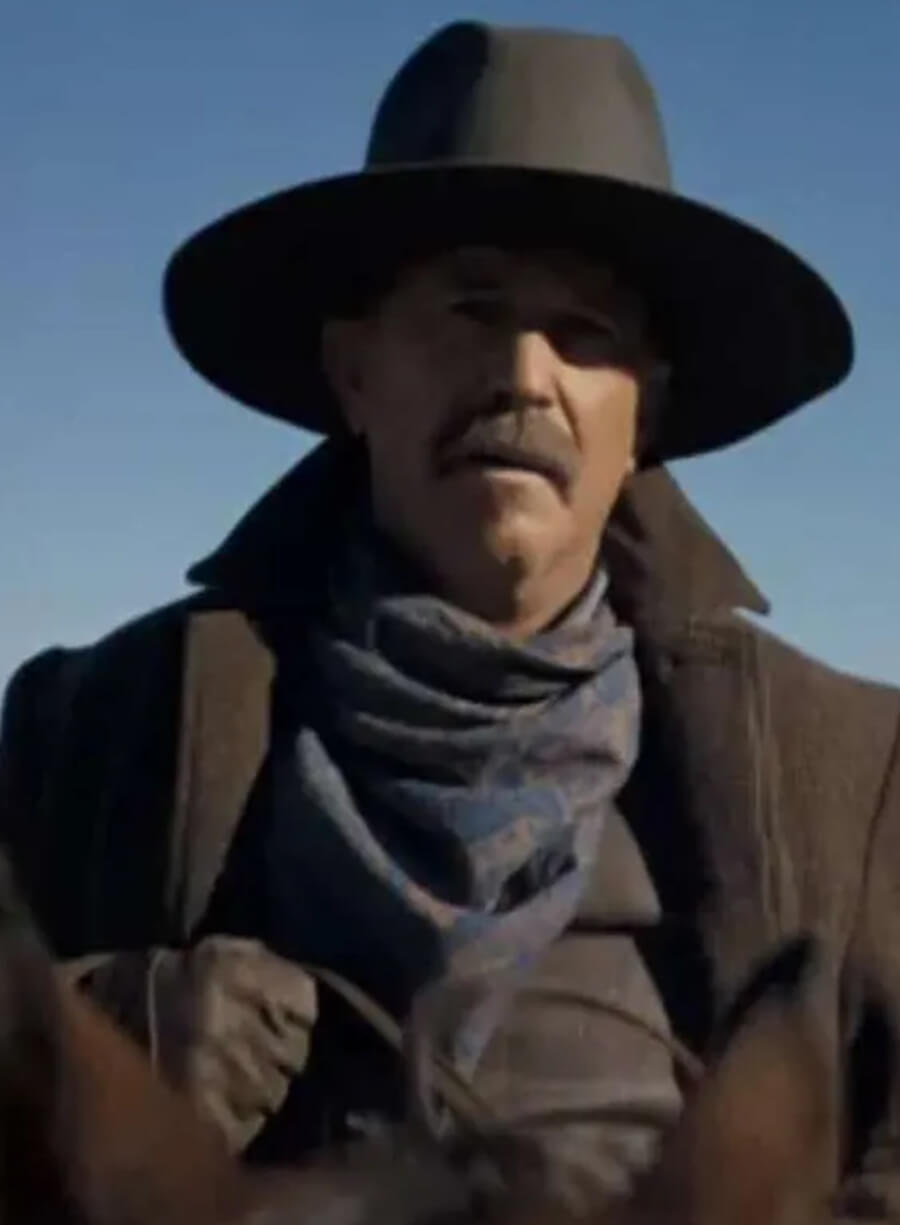 Harpoon Kevin Costner Inspired Brown Wool Fabric Coat - Horizon An American Style