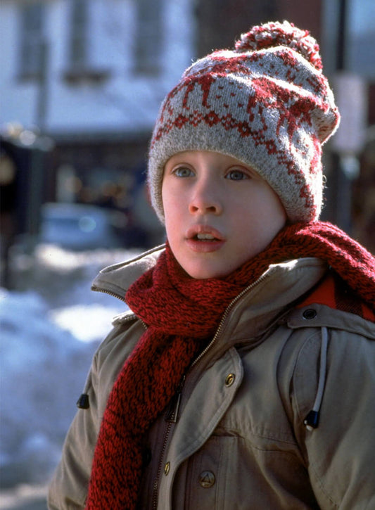 Harpoon Kevin McCallister Inspired Grey Leather Jacket - Home Alone Style