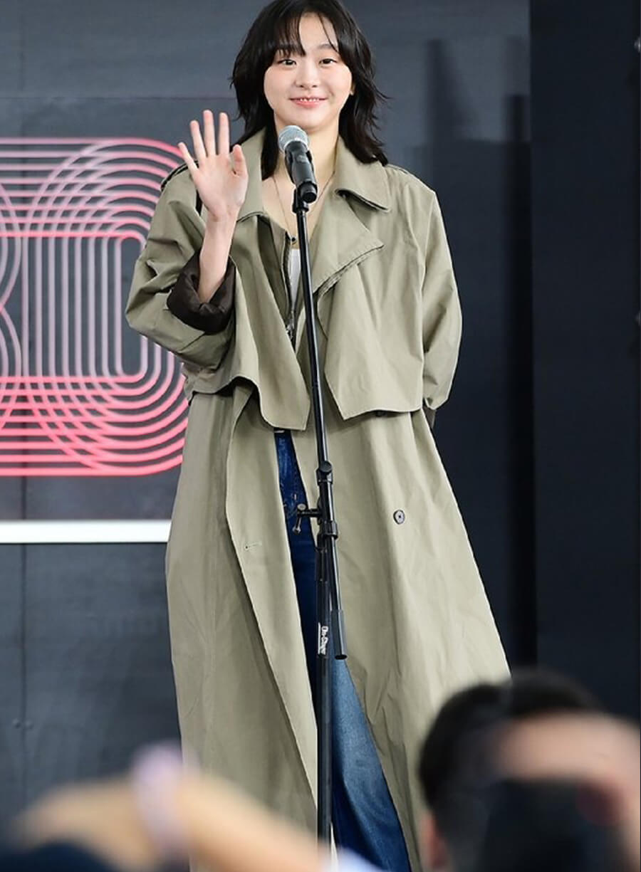 Harpoon Anna Inspired Beige Coat - The Great Flood Style