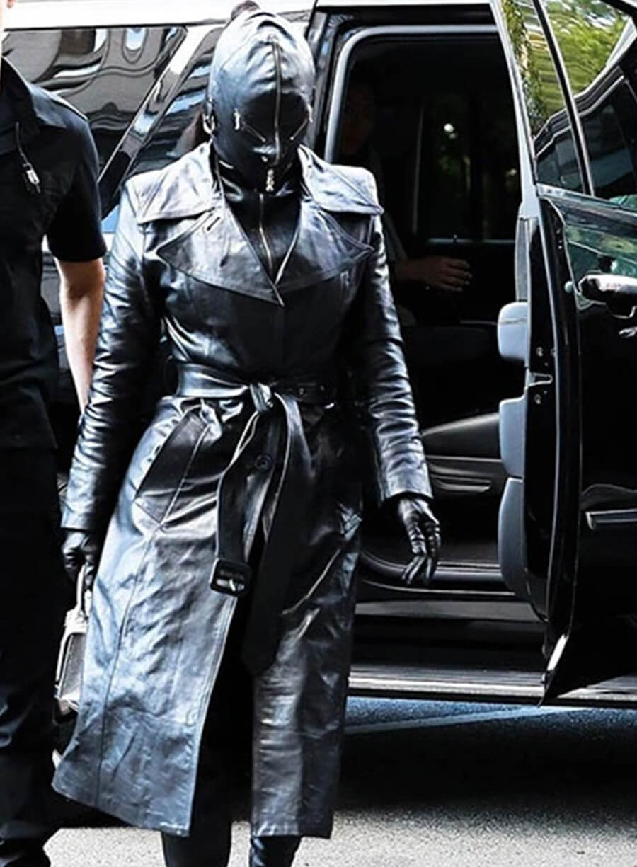 Harpoon Kim Kardashian Long Inspired Black Coat