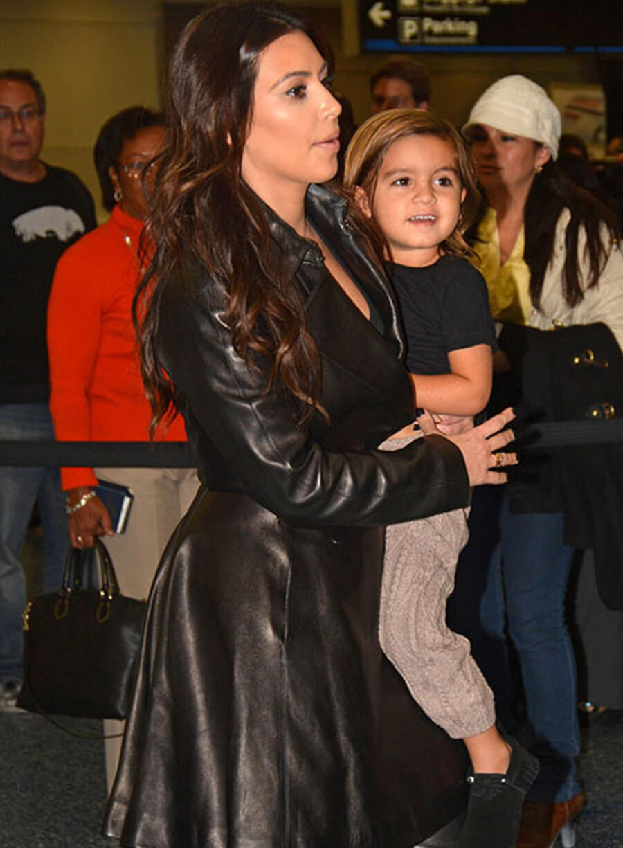 Harpoon Kim Kardashian Trench Inspired Black Coat