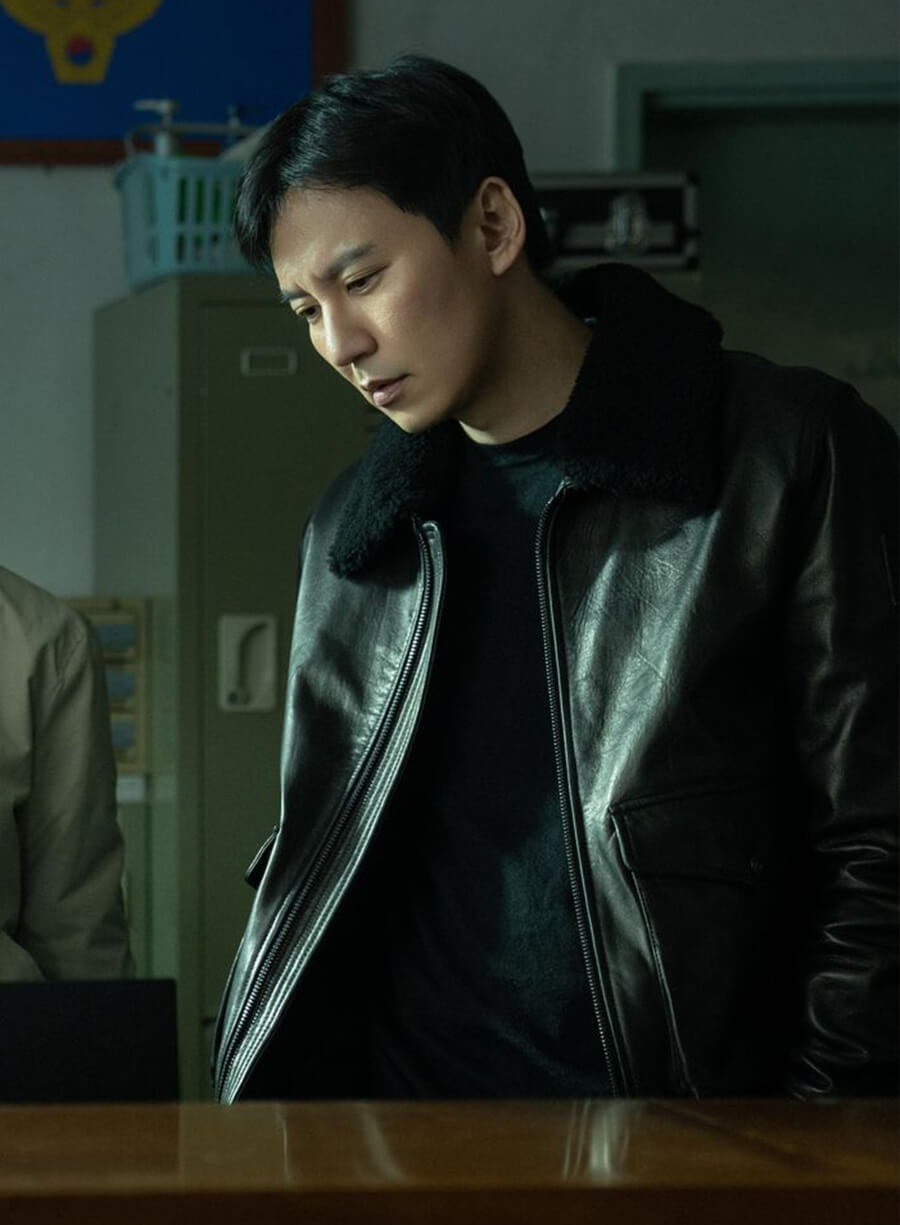 Harpoon Lee Do Inspired Black Leather Jacket - Trigger 2025 Style