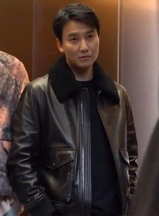 Harpoon Lee Do Inspired Black Leather Jacket - Trigger 2025 Style