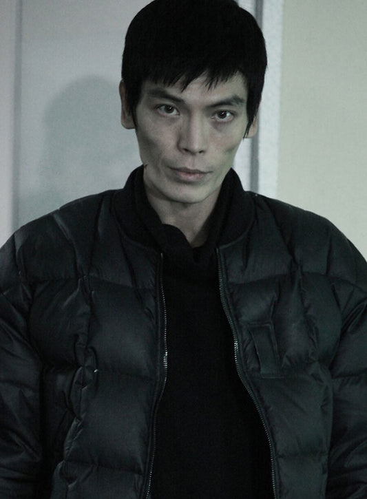 Harpoon Gi-beom Inspired Black Leather Jacket - Missing You Style
