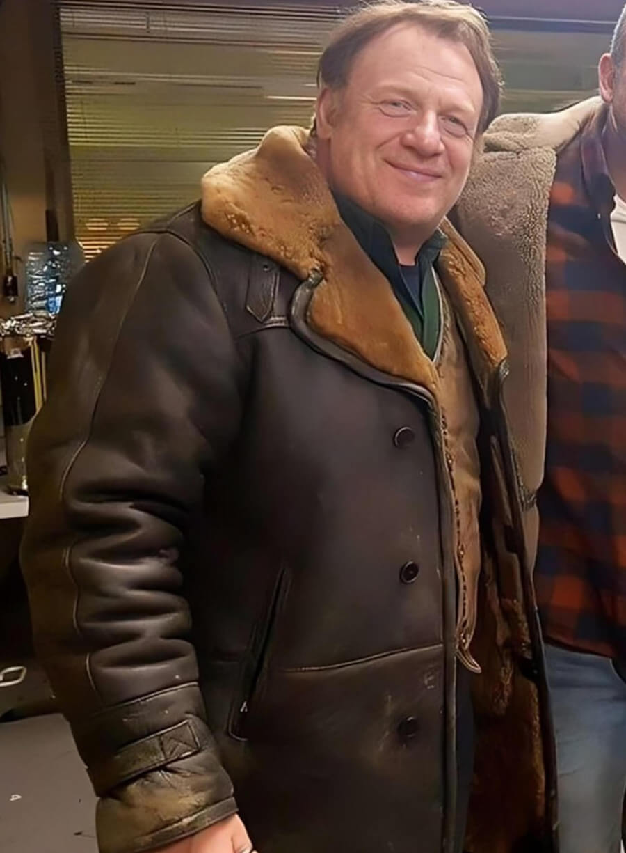 Harpoon Kinney Edwards Inspired Brown Coat - Mark Lewis Jones Style
