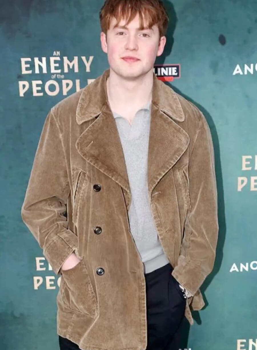 Harpoon Kit Connor Heartstopper Corduroy Inspired Brown Coat