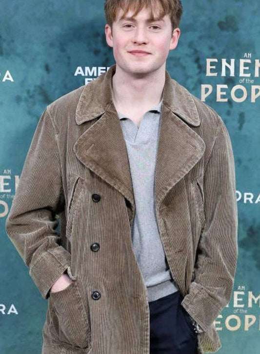 Harpoon Kit Connor Heartstopper Corduroy Inspired Brown Coat