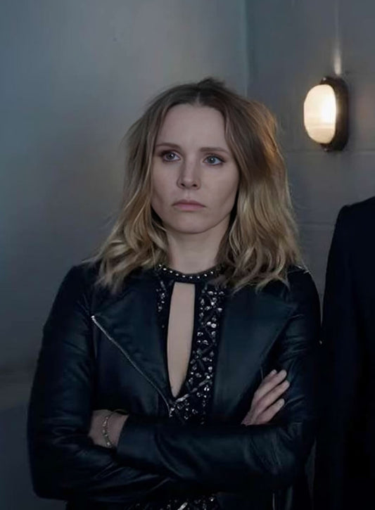 Harpoon Alice Inspired Black Real Leather Leather Jacket - The People We Hate at The Wedding Style