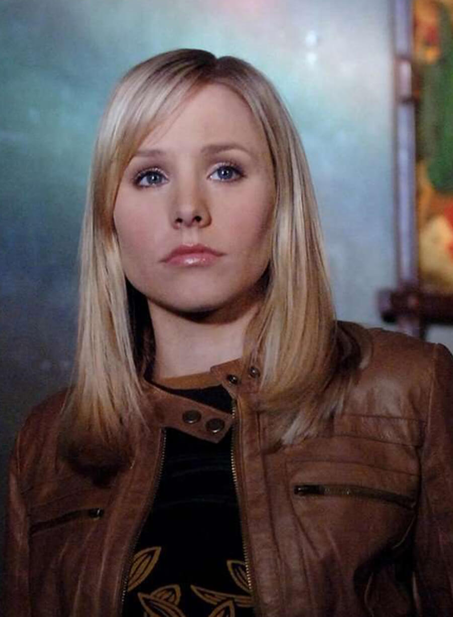 Harpoon Veronica Mars Inspired Brown Real Leather Leather Jacket