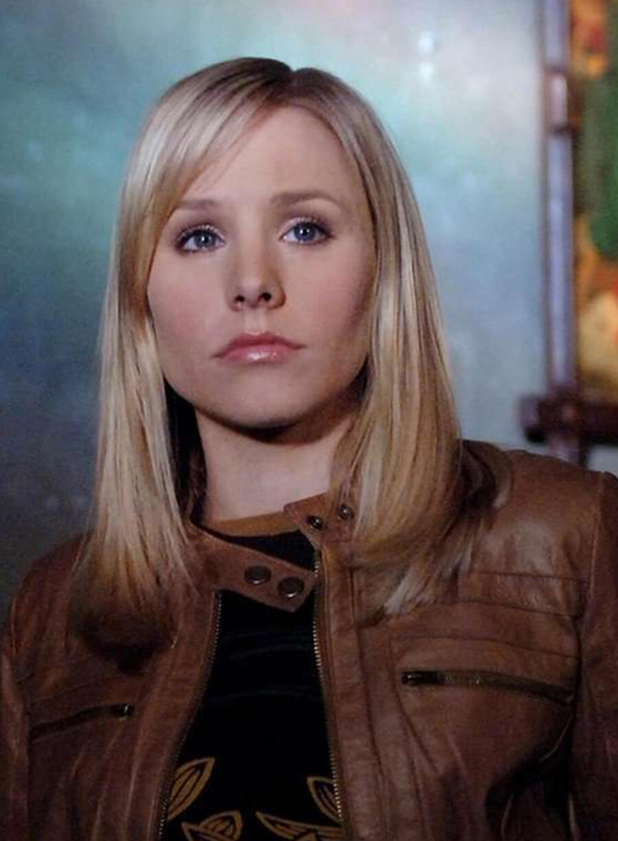 Harpoon Veronica Mars Inspired Brown Real Leather Leather Jacket