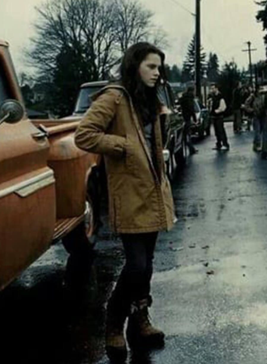 Harpoon Bella Swan Inspired Yellow Cotton Fabric Coat - The Twilight Saga New Moon Style