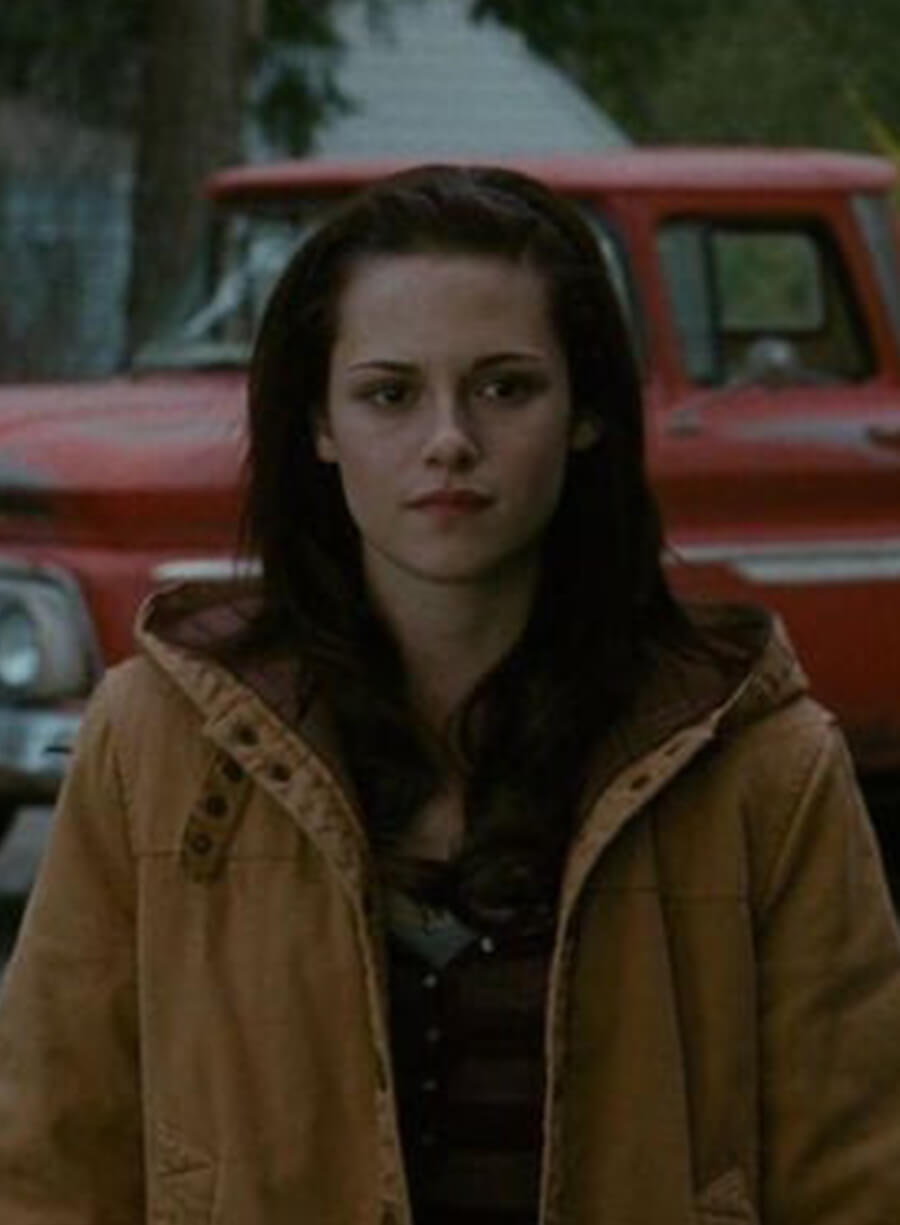 Harpoon Bella Swan Inspired Yellow Cotton Fabric Coat - The Twilight Saga New Moon Style