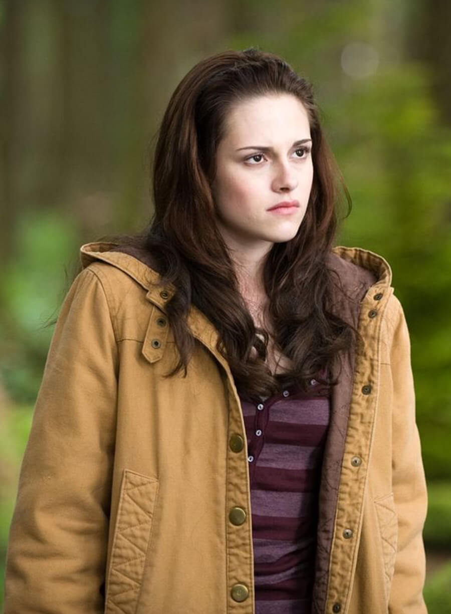 Harpoon Bella Swan Inspired Yellow Cotton Fabric Coat - The Twilight Saga New Moon Style