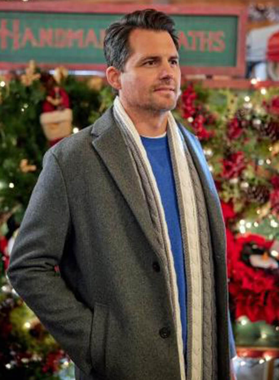 Harpoon Robby Inspired Grey Coat - We Wish You a Married Christmas Style