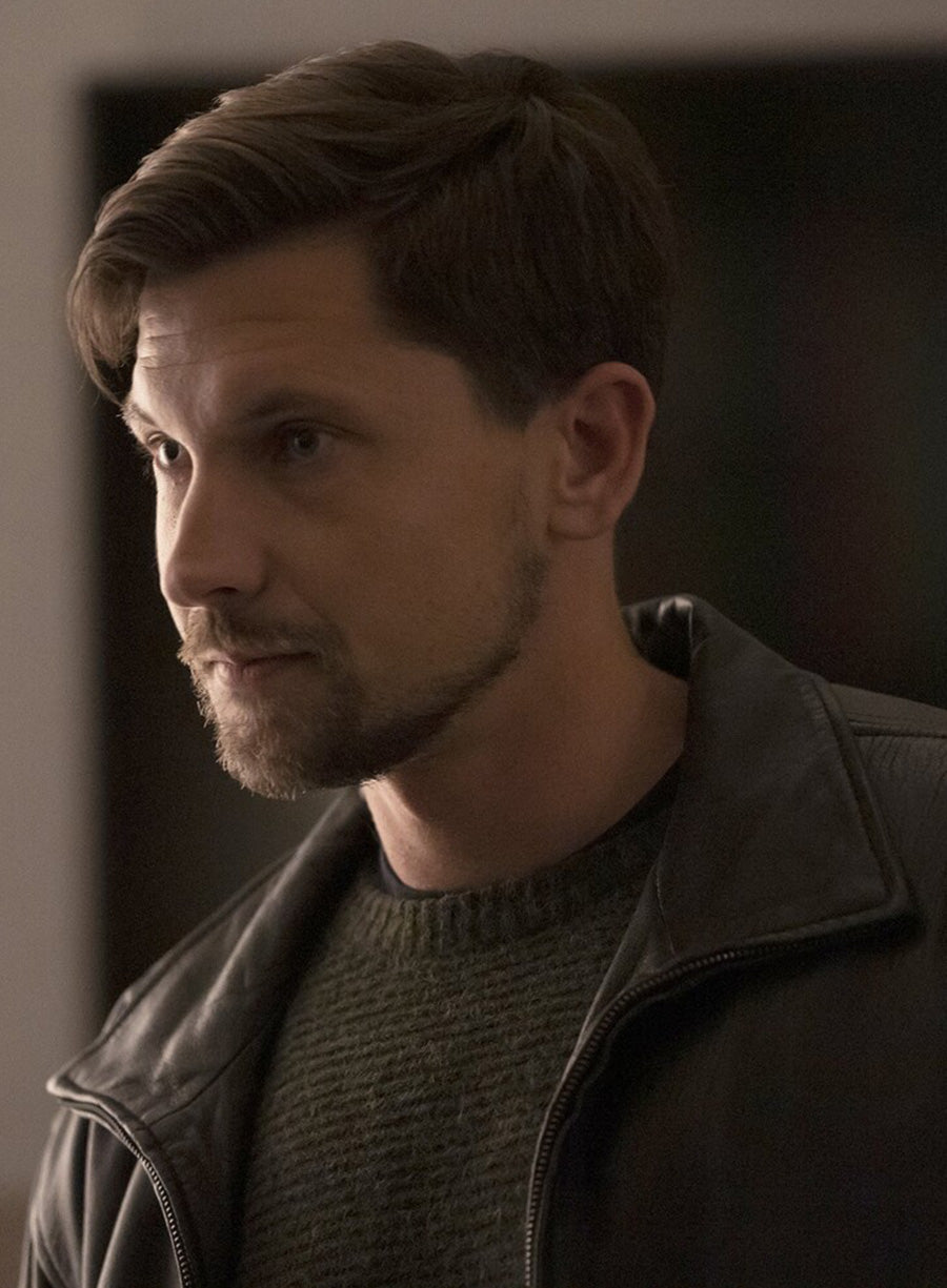 Harpoon Eric Knight Inspired Black Leather Jacket - Accused 2023 Style