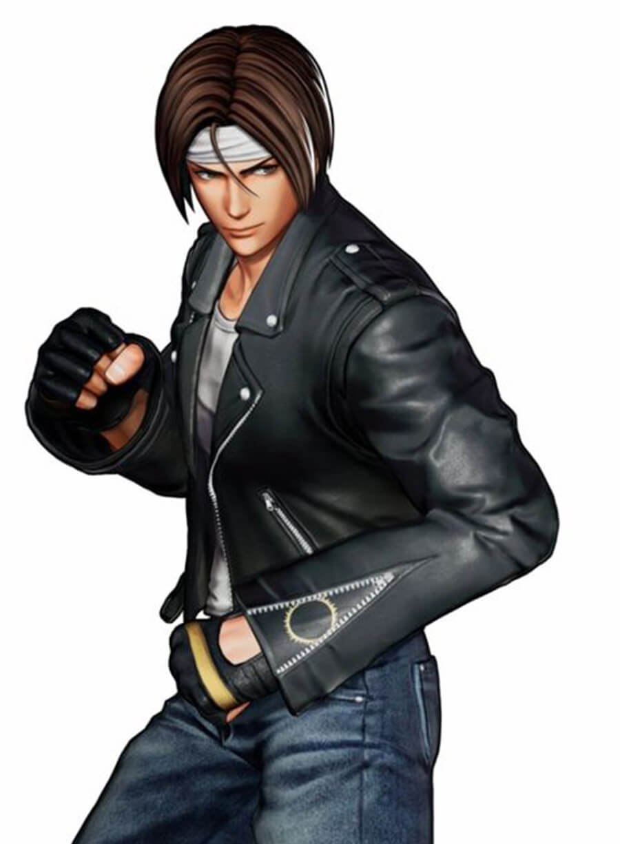 Harpoon Terry Bogard Inspired Black Biker Jacket - The King of Fighters 94 Style