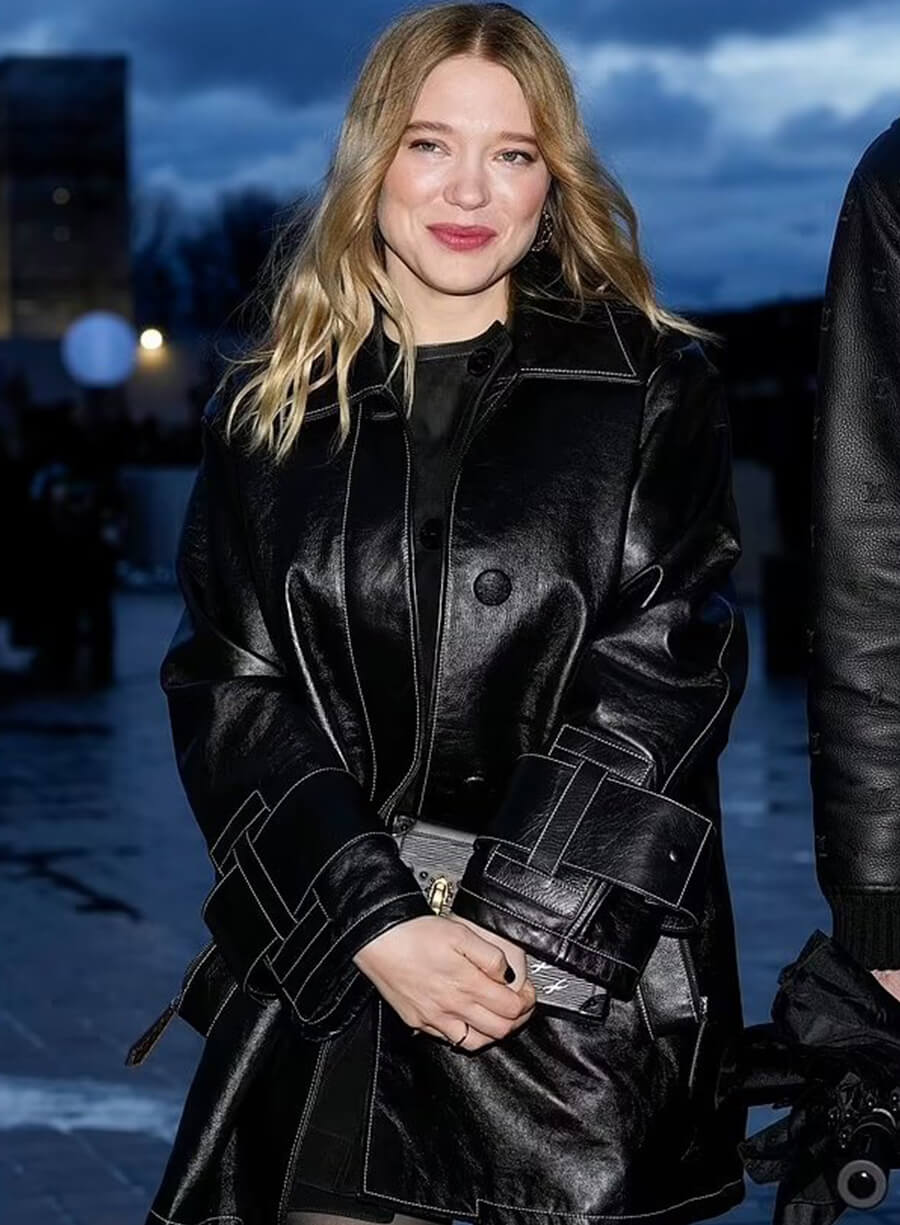 Harpoon L�a Seydoux Inspired Black Coat