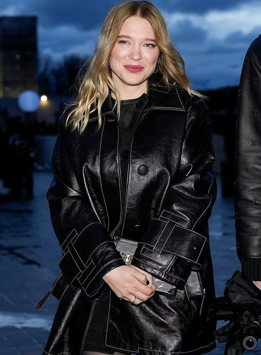 Harpoon L�a Seydoux Inspired Black Coat