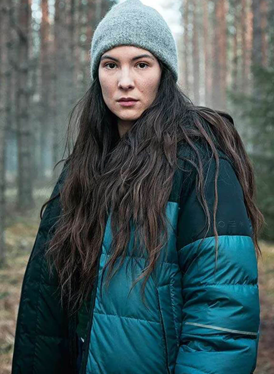 Harpoon George Mullen Inspired Blue & Black Hooded Jacket - The Glass Dome S01 Style