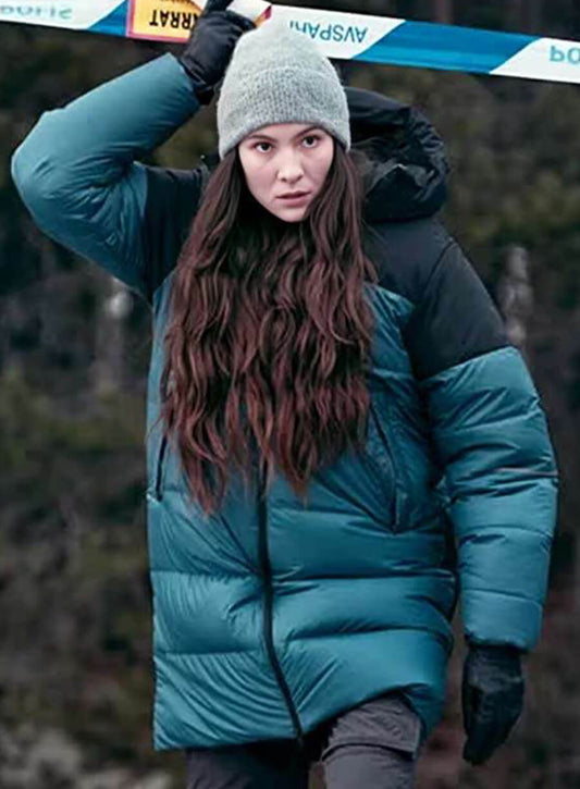 Harpoon George Mullen Inspired Blue & Black Hooded Jacket - The Glass Dome S01 Style