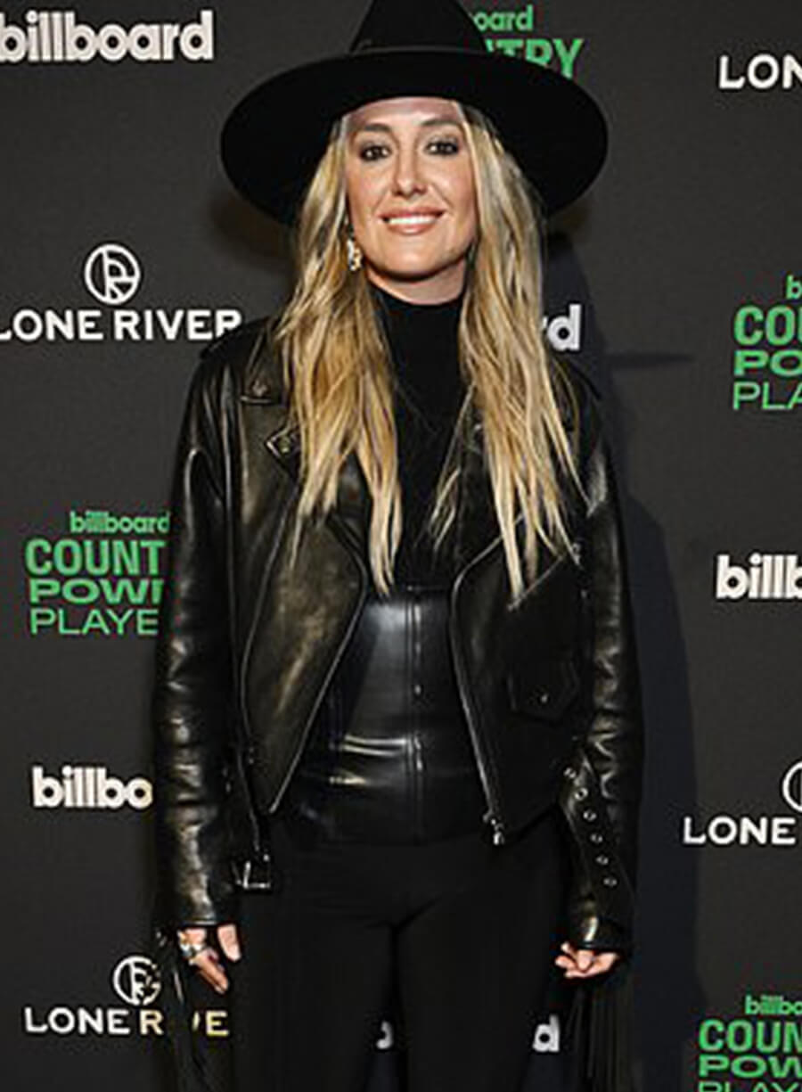 Harpoon Lainey Wilson Inspired Black Leather Jacket - Country Power Players 2024 Style